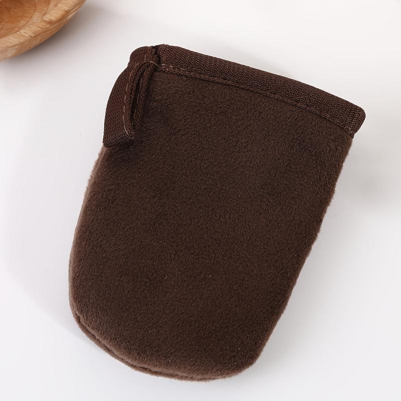 2 Pcs Brown Sunless Tanning Kits Self Tanning Mitt Brown Tanning Glove Set
