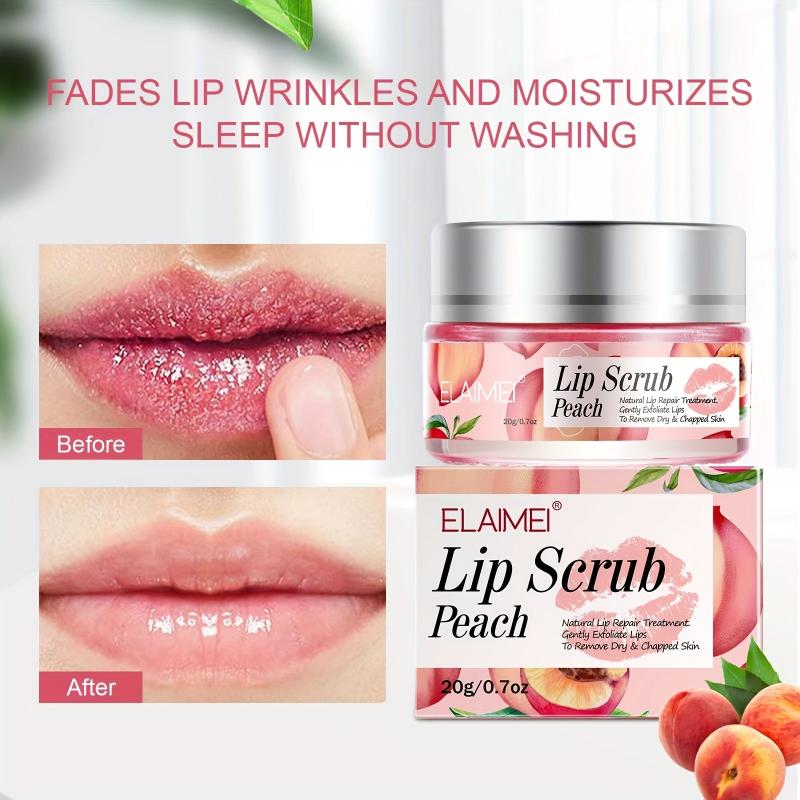 Lip Scrub Exfoliator & Moisturizer Repair Soften Fades Lip Line Intensive