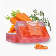24K Golden Foil Carrot Vitamin A Soap Essential Soap 150g