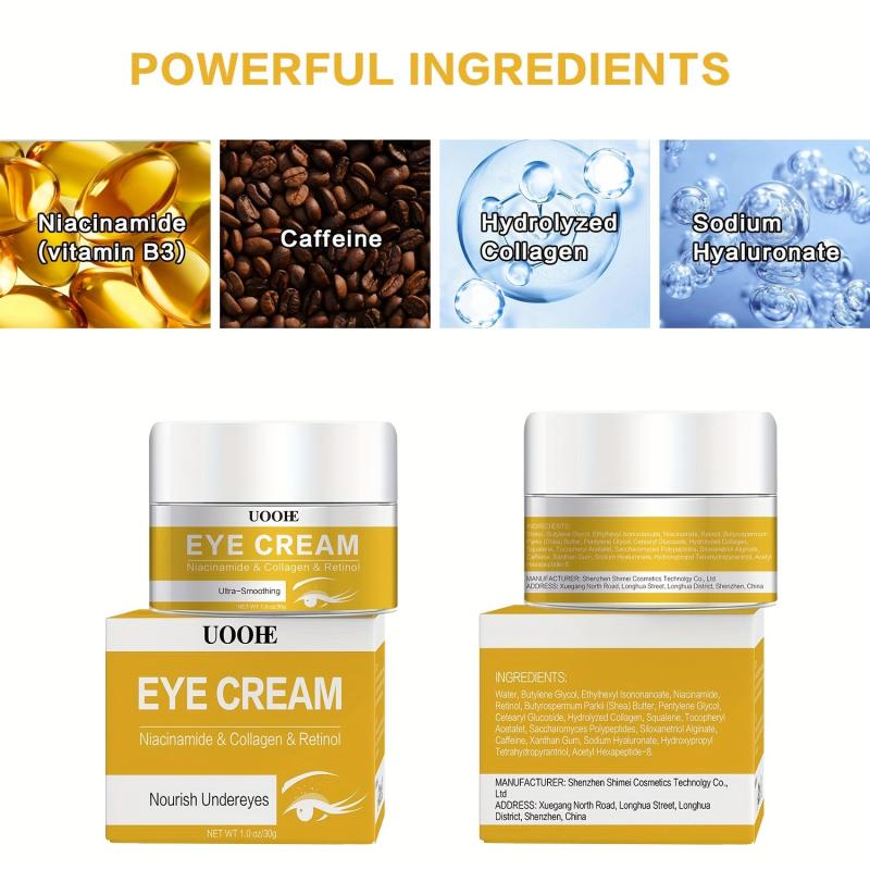 Retinol Eye Essence Cream 30g Dark Circle & Puffiness Reducing