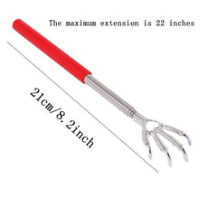 Adjustable Stainless Steel Back Scratcher Telescopic Massager