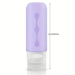Silicone Travel Bottle Set 90ml Squeezable for Lotion Shampoo Soap