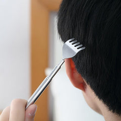Stainless Steel Back Scratcher Extendable Rod Stick Massager