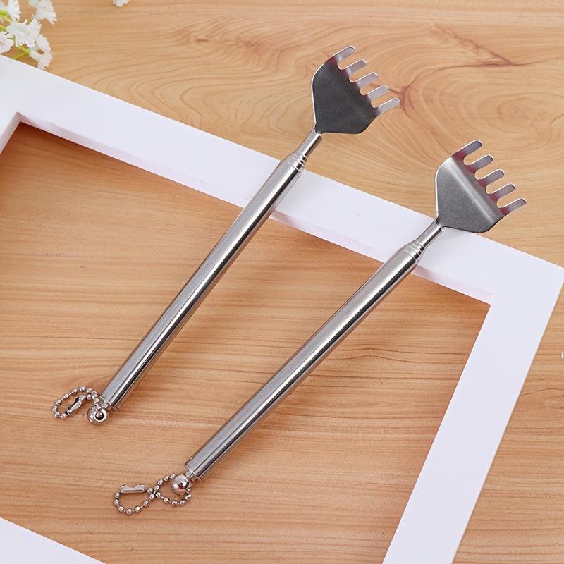 Stainless Steel Back Scratcher Extendable Rod Stick Massager