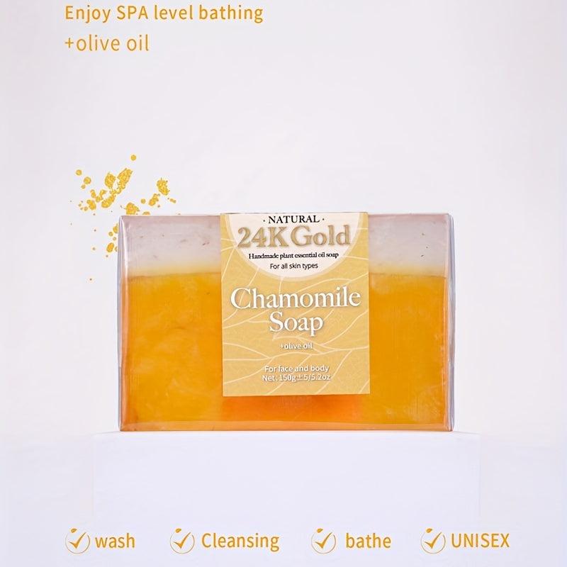 24K Golden Foil Chamomile Soap 150g
