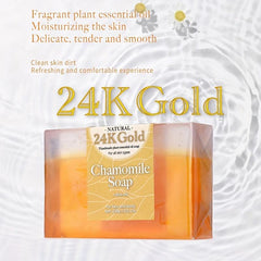 24K Golden Foil Chamomile Soap 150g