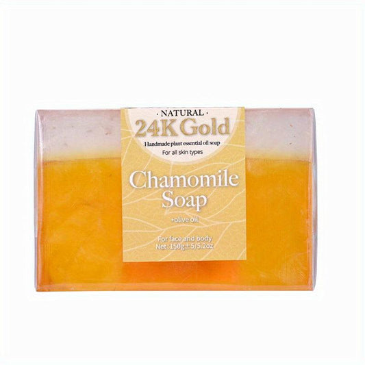 24K Golden Foil Chamomile Soap 150g