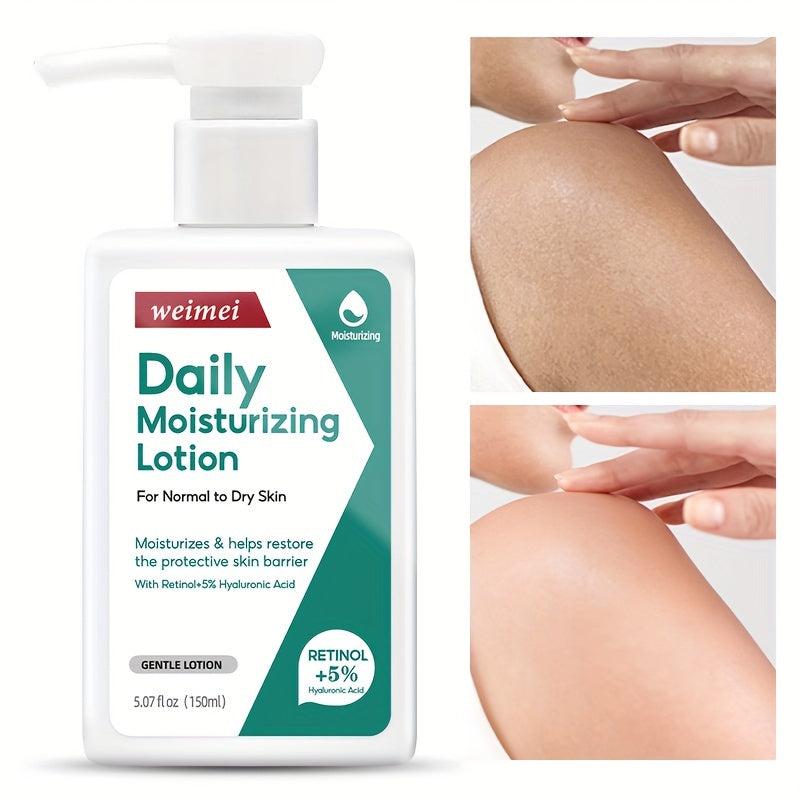 5oz Daily Moisturizing Lotion for Dry Skin with Retinol 5 & Hyaluronic Acid