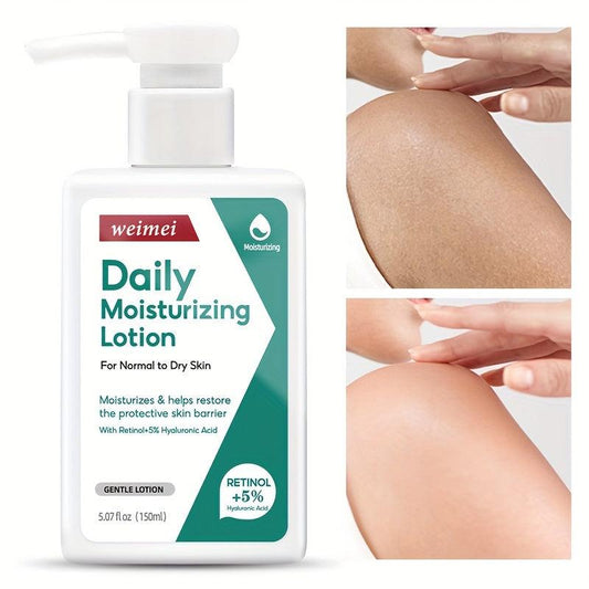 5oz Daily Moisturizing Lotion for Dry Skin with Retinol 5 & Hyaluronic Acid
