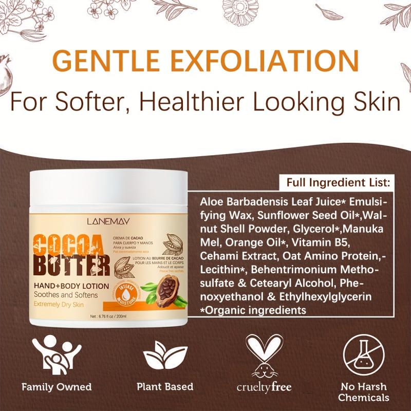 200ml Cocoa Butter Lotion for Dry Skin