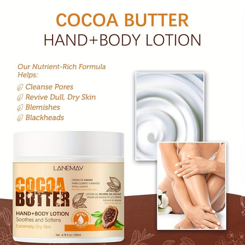 200ml Cocoa Butter Lotion for Dry Skin