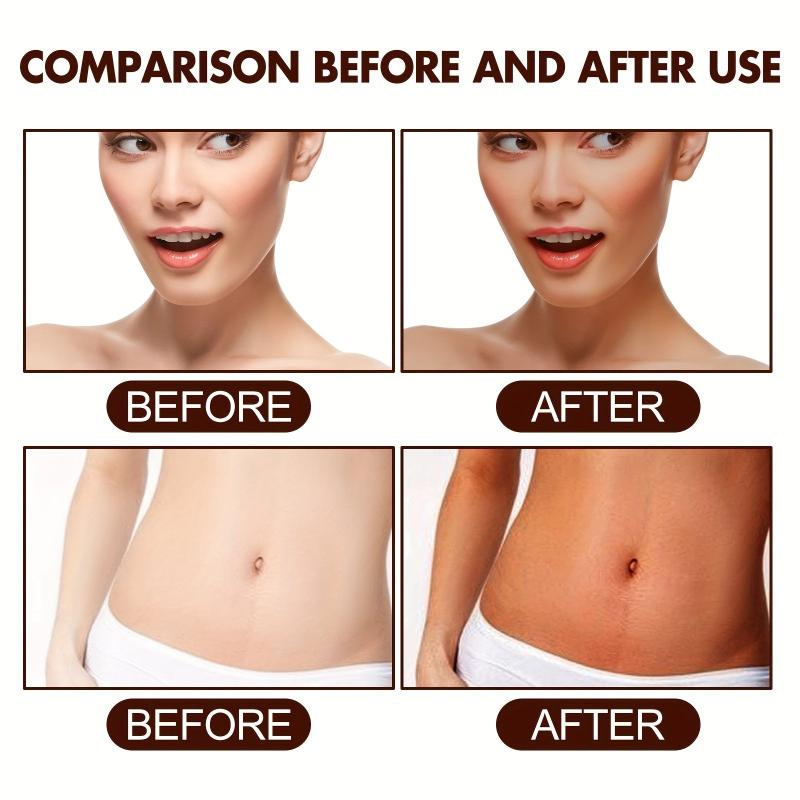 Natural Dark Brown Skin Self-Tanning Cream with Moisturizing Bronzing Effect