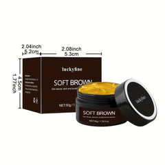 Natural Dark Brown Skin Self-Tanning Cream with Moisturizing Bronzing Effect