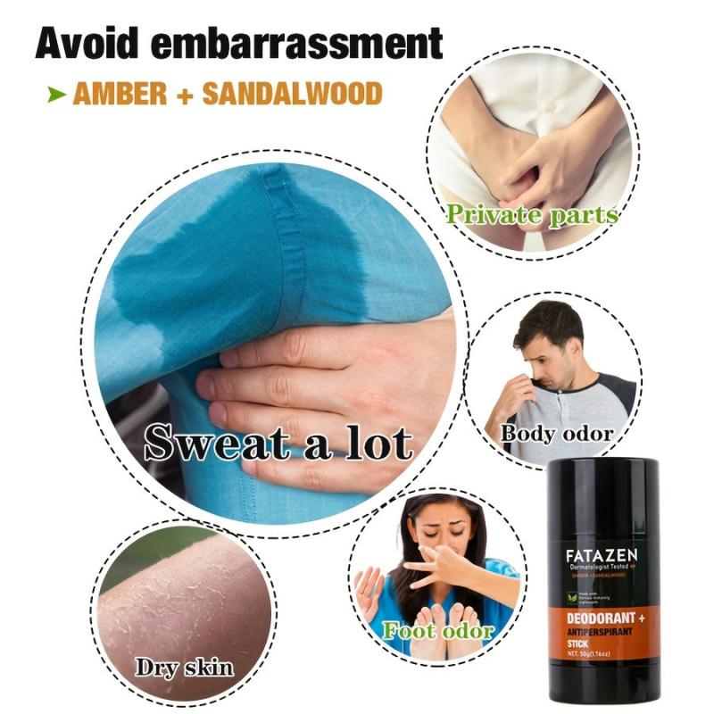 Dermatologist Tested Amber Sandalwood Deodorant Stick