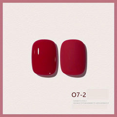 Glossy Wine Red Soak Off Gel Nail Polish