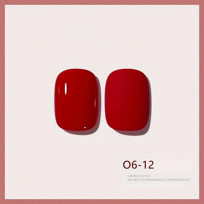 Glossy Wine Red Soak Off Gel Nail Polish