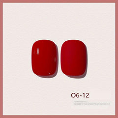 Glossy Wine Red Soak Off Gel Nail Polish