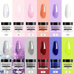 Dipping Powder 12 Colors Dip & Acrylic Nail Powder Starter Kits