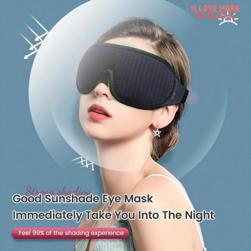 3D Sleep Eye Mask Men's And Women's Silk Eye Mask Shade Soft Breathable Eye Mask