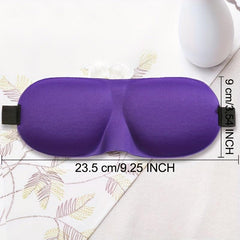 3D Sleeping Eye Mask for Women and Men - Comfortable Blindfold for Travel