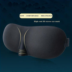 3D Sleep Mask Headband Adjustable Strap Insomnia Travel Yoga Nap Men
