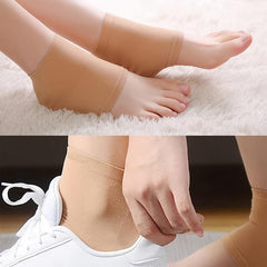 1pair Multicolor Heel Silicone Cover Moisturizing Foot Cover