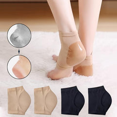 1pair Multicolor Heel Silicone Cover Moisturizing Foot Cover