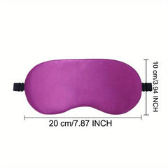 Silk Sleep Mask, Soft Blindfold for Traveling, Home Sleep Aid, Health Eyeshade