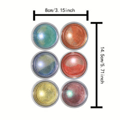 Holographic Nail Powder Rainbow Unicorn Mirror Sparkling Pigment