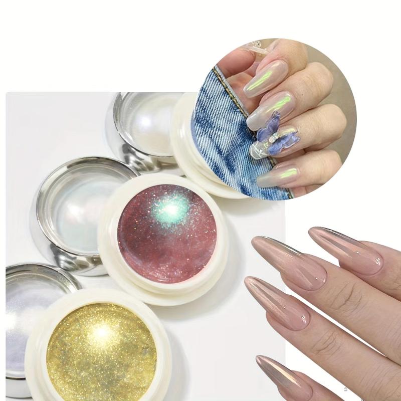 Holographic Nail Powder Rainbow Unicorn Mirror Sparkling Pigment