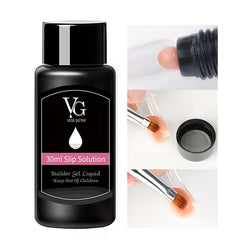 Poly Gel Slip Solution 30ml Anti-stick Liquid Shine Nail Surface
