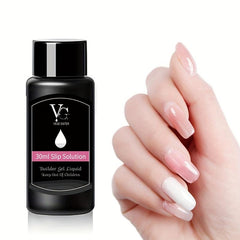 Poly Gel Slip Solution 30ml Anti-stick Liquid Shine Nail Surface