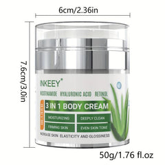 Body Cream Moisturizing Lotion Retinol Hyaluronic Acid Nicotinamide