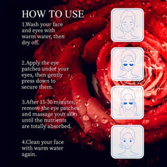 5 Pairs Under Eye Patches - Dark Circle & Puffiness Reducing Hydrogel Eye Masks