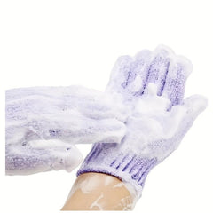 3pcs Exfoliating Gloves Loofah Bathtub Shower Gloves
