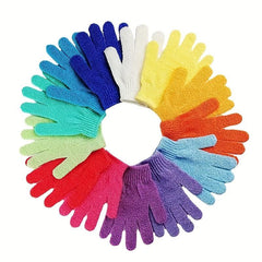 3pcs Exfoliating Gloves Loofah Bathtub Shower Gloves