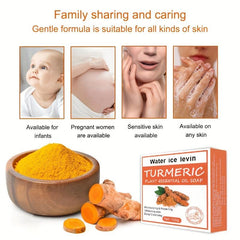 Organic Turmeric Soap Bar 100g - Moisturizing Face & Body Soap