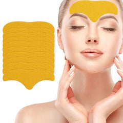 10Pcs Forehead Wrinkle Patches with Hydrolyzed Collagen - Reduce Fine Wrinkles