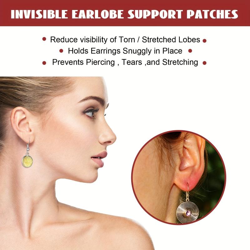 Invisible Earlobe Support Patch - Keep Earrings Secure