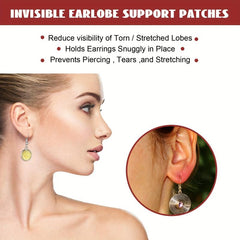 Invisible Earlobe Support Patch - Keep Earrings Secure