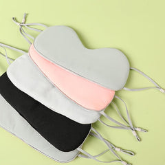 Warm & Double-Sided Eye Mask Travel Ice Silk Blindfold for Sleeping