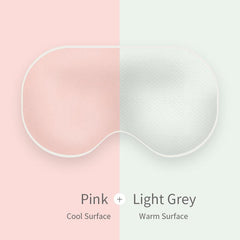 Warm & Double-Sided Eye Mask Travel Ice Silk Blindfold for Sleeping