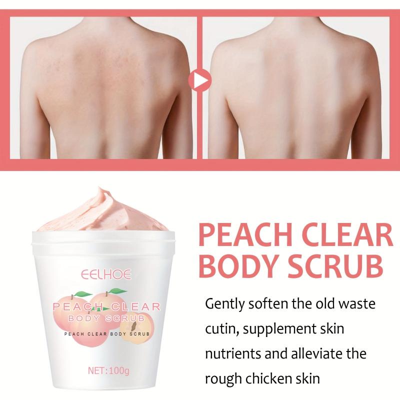 100g Peach Scrub Hydrating Cleansing Ice Cream Scrub