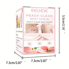 100g Peach Scrub Hydrating Cleansing Ice Cream Scrub