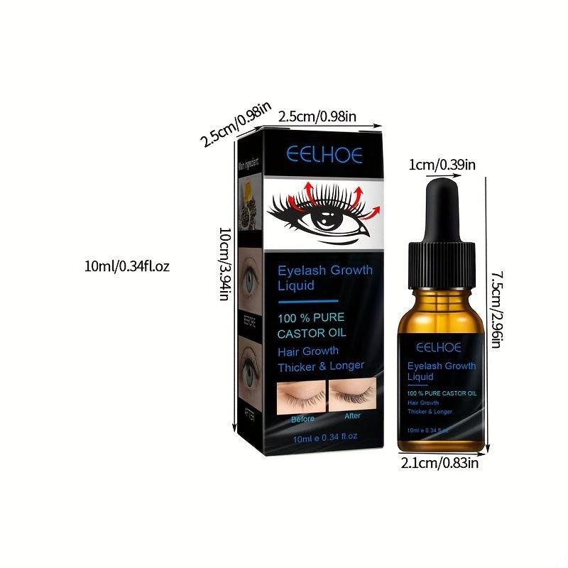 10ml Eyelash Growth Serum for Thicker Longer Lashes Eyelash Shampoo 60ml