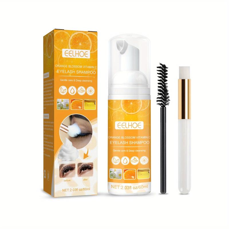 10ml Eyelash Growth Serum for Thicker Longer Lashes Eyelash Shampoo 60ml
