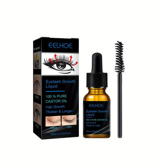 10ml Eyelash Growth Serum for Thicker Longer Lashes Eyelash Shampoo 60ml