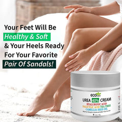 Urea Cream w/ 2% Salicylic Acid for Cracked Feet - Foot Moisturizer