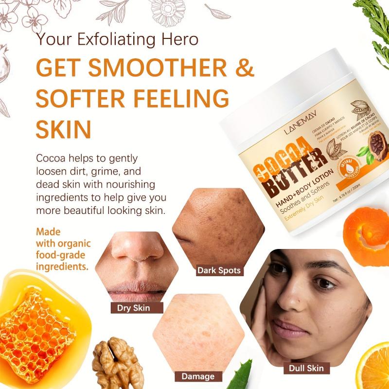 Cocoa Butter Lotion for Dry Skin Repair 200ML