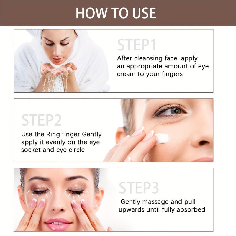 Squalane Eye Cream - Dark Circles & Puffiness - Night Under Eye Cream